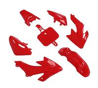RASTKY Kit de Garde-boue de Carrosserie en Plastique de Remplacement, Décoration élégante pour Moto CRF XR 50, pour les Pilotes de Dirt Pit Bike Quantité: 7 Pièces