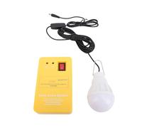 RASTKY Kit de Générateur de Panneau D'énergie Solaire Support D'alimentation Efficace pour la Maison et L'extérieur avec Câble de Chargement USB Lampe de Poche LED pour Camping RV