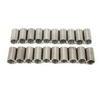 RASTKY Kit de Manchons Filetés SUS304, Résistants à L'usure, M14 X 1,5 X 3D, 20 Pièces pour Alliage de Zinc