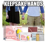 RASTKY Kit de Moulage à la Main DIY, Ensemble Unique pour Fabriquer des Statues en Plâtre pour les Couples et les Familles, Anniversaires et Mariages, Kit de Moules à Main en Plâtre pour Enfants