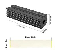 RASTKY Kit de Poignée de Golf Professionnel Comprenant 15 Bandes, Crochet de Serrage, Palette/aile, pour une Prise en Main Facile, Idéal pour les Amateurs de Golf, Matériau en caoutchouc.