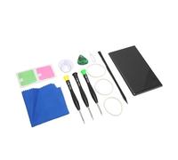 RASTKY Kit de Remplacement de Verre Arrière de Porte en Verre de Panneau Arrière de Téléphone pour 6 Pro, avec Outils de Réparation, Scène Applicable (Black)