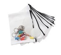 RASTKY Kit de Sacs Vierges par Sublimation 10 Pièces, Ensemble de Sacs de Transfert Thermique Faciles à Utiliser, pour la Peinture et la Conception de Processus de Bricolage