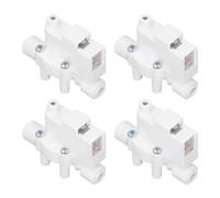 RASTKY Kit de Vannes de Commutation Haute Pression 1/4", Boîtier en Plastique 220 V, 4 Mini électrovannes pour Distributeur de Purificateur D'eau, Installation Facile pour un Usage Domestique