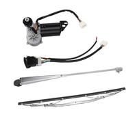 RASTKY Kit D'essuie-glace Marin, 12V 35W | Bras en Acier Inoxydable 316, Lame en Caoutchouc 450mm, Interrupteur à 2 Vitesses, Angle de Balayage de 110° pour Yachts,