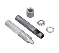 RASTKY Kit D'œillets 100 Ensembles D'Outils de Boutons à œillets de qualité Supérieure, Ensemble D'Outils à œillets en Acier Inoxydable Facile à Utiliser pour Bâches/revêtements de Piscine, avec