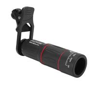 RASTKY Kit D'Objectif D'appareil Photo de Téléphone, TéléObjectif 28X, Objectif Fisheye 198°, Grand Angle 0,6X, Macro 20X avec Trépied à Pince Réglable, pour