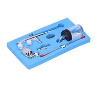 RASTKY Kit D'outils de Peinture Artistique avec Pistolet Aérographe avec Système de sécurité de Verrouillage à Gâchette pour Décorer la Maison, Modèle de Peinture, Matériau en Laiton Léger et
