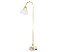 RASTKY Lampadaire Miniature pour Maison de Poupée, Fabrication Vintage Exquise pour Maison de Rêve, Mini Lampe pour Chambre de Poupée, Salon, Bureau, Matériau Métal/Plastique