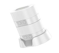 RASTKY Lampe de Chevet Magnétique à intensité Variable avec Modes de Couleur RVB, Lampe de Chambre D'enfant Portable pour un éclairage D'ambiance Multicolore, Veilleuse LED Rechargeable (WHITE)