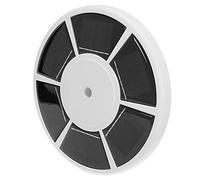 RASTKY Lampe de Mât de Drapeau étanche à énergie Solaire LED pour Cour de Villa, Coque en ABS Blanc, 26 Perles de Lampe, Temps D'éclairage de 8 à 10 H