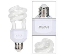 RASTKY Lampe UVB pour Reptiles à économie d'énergie 13 W 220 V, Tortue, Serpent, Lézard - Stimule l'appétit, l'activité et la Reproduction, Améliore la Synthèse de la Vitamine D3 (5.0)