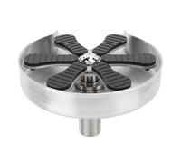 RASTKY Laveuse de Tasse à Haute Pression D'acier Inoxydable pour le café de Barre, Nettoyeur Automatique de Type Presse de Rinçage de Tasse pour Plus de Scénarios (Pieds courts en acier)