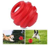 RASTKY Le Jouet de Nettoyage des Dents de Chien Rouge TPR Améliore la Relation avec Les Chiens, Jouet D'entraînement Interactif Robuste et Durable pour Animaux de Compagnie, 1 TPR pour Chien de 4,53