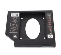 RASTKY Le Plateau de Disque Dur 2,5 Pouces Convertit Efficacement Le 2ème Disque Dur SSD en Emplacement pour Lecteur CD DVD ROM pour Ordinateur Portable ThinkPad (12,7 mm)