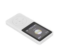 RASTKY Lecteur MP4 Portable Ultra Fin avec écran LCD de 1,8 Pouces, Compatible avec Différents Formats Sonores, Longue Durée de Vie de la Batterie, Idéal pour Le Divertissement et Les études (White)