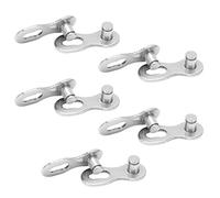 RASTKY Lien de Chaîne de Vélo en Acier Antirouille, 5 Paires de Maillons Manquants Résistants à la Corrosion pour une Installation Rapide (11 vitesses)