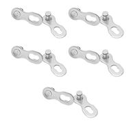 RASTKY Lien de Chaîne de Vélo en Acier Antirouille, 5 Paires de Maillons Manquants Résistants à la Corrosion pour une Installation Rapide (10 vitesses)
