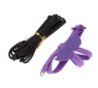 RASTKY LightBird Ensemble Harnais et Laisse Résistant aux Morsures avec Corde de Traction et Jolie Poignée à Ailes, Entraînement et Récréation en Plein Air Parfaits, Couleur Violette (Purple)