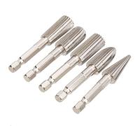 RASTKY Lime Rotative à Haute efficacité, Ensemble de Cinq Pièces pour la Sculpture, le Polissage, des Conditions de Travail Plus Sûres pour les Professionnels et les Bricoleurs Lime Rotative à Tige