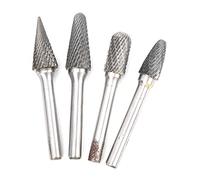 RASTKY Lime Rotative en Carbure D'ébavurage Résistant à L'usure, Tête de Meulage en Acier au Tungstène de 6 Mm pour Poli, pour Forets, pour Artisan D'atelier