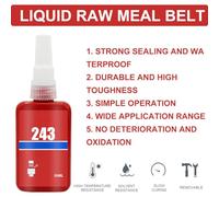 RASTKY Liquide de Verrouillage de Vis Résistant au Blocage de Filetage de Voiture pour Fixations Métalliques, Anti-fuite et Amortissement des Vibrations, Taille 15,5x5,5 Cm, Résine de Silicone