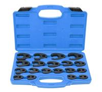 RASTKY Lot de 19 clés à vis Crowfoot - Jusqu'à 32 mm - En acier CR-Mo - Idéales pour les espaces étroits et les fixations cachées