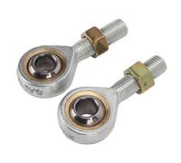 RASTKY Lot de 2 Roulements D'embout de Bielle Gauche/Droite M10 de Remplacement pour Quad modifié, Quad, Kart, avec Matériau Métallique, Adaptés aux Embouts de Bielle, Une Connexion