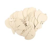 RASTKY Lot de 20 Tranches Inachevées de Découpes D'oiseaux en Bois avec Corde en Sisal, Ornements élégants à Suspendre pour L'artisanat, Idéal pour la Décoration de la Maison et du Bureau