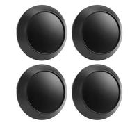 RASTKY Lot de 4 Cache-moyeux de Roue en ABS pour Voiture, Décoration de Modification de Roue, Remplacement avec Design pour Protection de Jante de Véhicule, 102 Mm de Diamètre