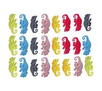 RASTKY Lot de 6 Identifiants D'étiquettes pour Verres à Vin - Adorable Motif en Forme D'animal de Dessin animé - Marqueurs de Boissons Colorés pour un Suivi Facile des Tasses - Cadeau Parfait pour