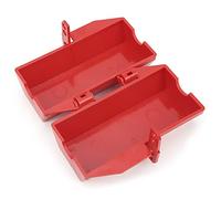 RASTKY LOTO Plug Lock Outil Industriel Durable pour la sécurité du Cordon D'alimentation, jusqu'à 4 Cadenas, Diamètre de Câble de 2,5 Cm, 83 X 83 X 178 Mm