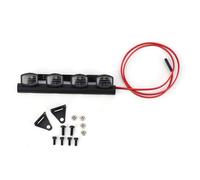 RASTKY Lumière LED de Toit RC 1/10 échelle RC Chenille Voiture Toit Lumière Projecteurs Adaptés 90046 SCX10 Tirer Voiture Chenille Lampe de (4 lumières)