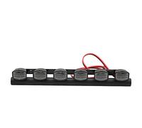 RASTKY Lumière LED de Toit RC 1/10 échelle RC Chenille Voiture Toit Lumière Projecteurs Adaptés 90046 SCX10 Tirer Voiture Chenille Lampe de (6 lumières)