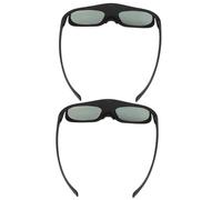 RASTKY Lunettes à Obturateur Actif 3D Technologie DLP Link 144 Hz Rotation des Yeux Gauche et Droit Objectif PC + LCD Haute Définition 2 Pièces pour Les Amateurs de Théâtre Vivitek