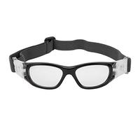 RASTKY Lunettes de Sport pour Enfants, Verres de Protection Réglables, Lunettes de Football et de Basket-ball pour Enfants/adolescents, PC, Haute Définition, Résistantes à L'usure (1 paquet) (BLACK)