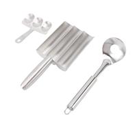 RASTKY Machine à Boulettes de Viande en Acier Inoxydable, Outil Pratique à Triple Cuillère à Boulettes de Viande, Gain de Temps pour les Amateurs de de, Outils de Cuisine à Domicile, Passe au