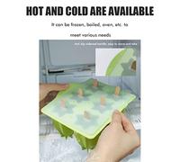 RASTKY Machine à Crème Glacée en Spirale à 6 Cavités, Moule à Glace Antiadhésif Universel, Moule à Sucettes Glacées pour les Amateurs de Chocolat, Jaune (#1)