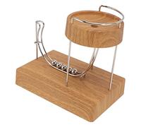 RASTKY Machine à Mouvement Perpétuel, Jouet de Bureau, Matériau en Acier Inoxydable ABS, Jouet éducatif de Physique, Fonctionnement Silencieux, Idéal pour Les Esprits Curieux