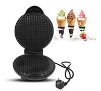 RASTKY Machine à Rouler les œufs électrique, Moule à Gaufres Antiadhésif pour Crème Glacée Rapide, Contrôle de la Température de Haut en Bas pour Crêpière adapté à la Maison, ABS + Métal 9,8x4,3