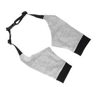 RASTKY Manchon de Récupération de Protection de Coude pour Chien, Poignets élastiques, Genouillère de Jambe Avant, Offre Une Protection Fiable pour Les Chiens Blessés, Gris, Grande Taille (L)