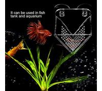 RASTKY Mangeoire D'aquarium en Acrylique, Non Toxique, Facile à Installer, pour Nourrir Les Crevettes en Saumure, Ver Rouge, Adaptée aux Aliments Secs et Vivants