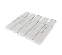 RASTKY Marqueurs de Peinture Jumbo, Encre, Poignée Confortable, Ensemble de Barils Ovales pour Professionnels de la Peinture Artistique Débutants, 5 Pièces (Couleur gris froid)