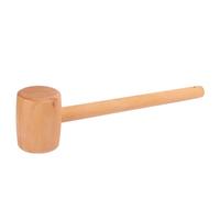 RASTKY Marteau en Hêtre de Fabrication Exquise, Maillet de Charpentier Fait à la Main avec Poignée Confortable pour Outils D'artisanat du Cuir