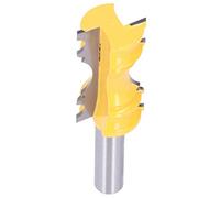 RASTKY Mèche de Toupie en Forme de Couronne, Lame en Alliage D'acier au Carbone, Coupe-ligne pour le Travail du Bois, 1-1/8 Pouces de Diamètre et 2 Pouces de Profondeur pour Bois Dur, Résineux, X