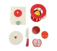 RASTKY Mélangeur de Smoothie en Bois coloré, Ensemble de Jouets, Jeu Sûr, Accessoires de Cuisine pour Enfants, Presse-Agrumes, Jouet, Outil éducatif pour Le Lien Entre Parents et Enfants