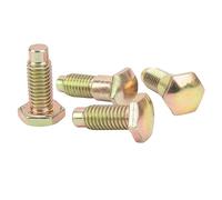 RASTKY Métal Durable adapté aux Boulons de Fixation de Ceinture de sécurité avec Résistance à la Rouille pour Chevelle GTO Cutlass Skylark, Boulons à Tête 4 X 13/16 Pouces, Corps A 1964-77