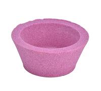 RASTKY Meule à Coupelle évasée - Meule en Corindon en Forme de Bol pour le Meulage d'outils, d'engrenages et de Pièces à Paroi Fine | Résistance et durabilité aux Hautes Températures | (Corindon