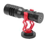 RASTKY Microphone de Pointage Cardioïde de Haute qualité pour la Diffusion en Direct, équipement Audio Léger pour L'enregistrement Vidéo, Parfait pour Les Vloggers et Les Cinéastes, Noir