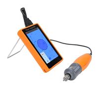 RASTKY Microscope d'Inspection Optique 400X Détecteur de Face d'extrémité Optique Orange Écran 400X 5 Pouces Sonde Vidéo en Temps Réel Inspection de Face 'extrémité avec SC FC St LC SC Connecteur